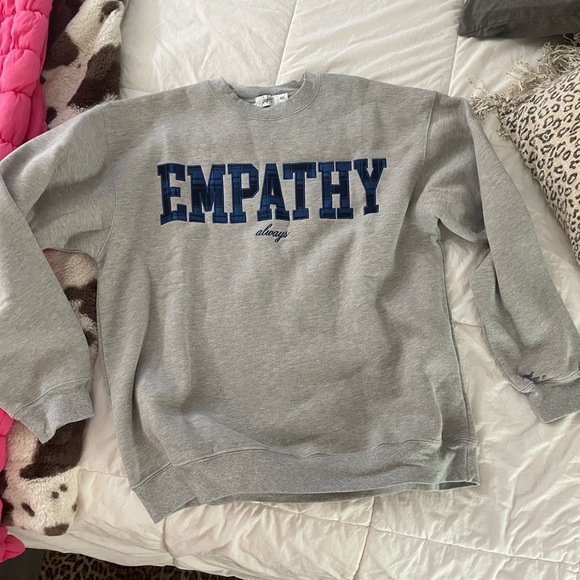 THE MAYFAIR GROUP Empathy Always Graphic Sweatshirt - Picture 2 of 14